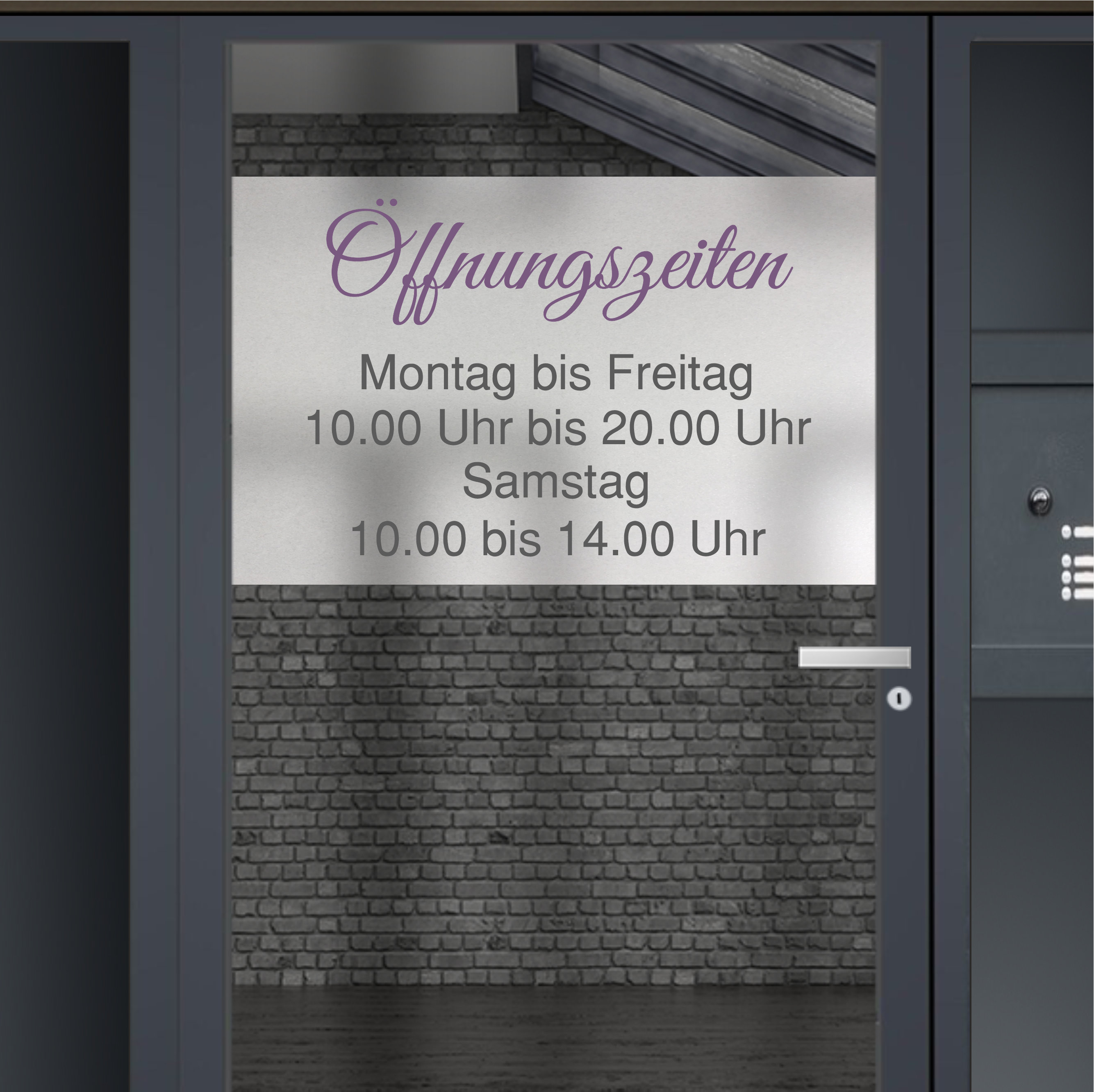 Öffnungszeiten